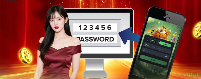 Conta 099bet sincronizada site e app